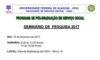 Seminário de Pesquisa 2017