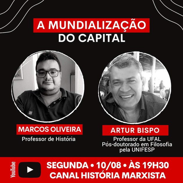 Live com Prof. Artur Bispo no canal "História Marxista"