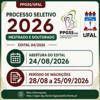 Processo seletivo 2026 - Mestrado e Doutorado